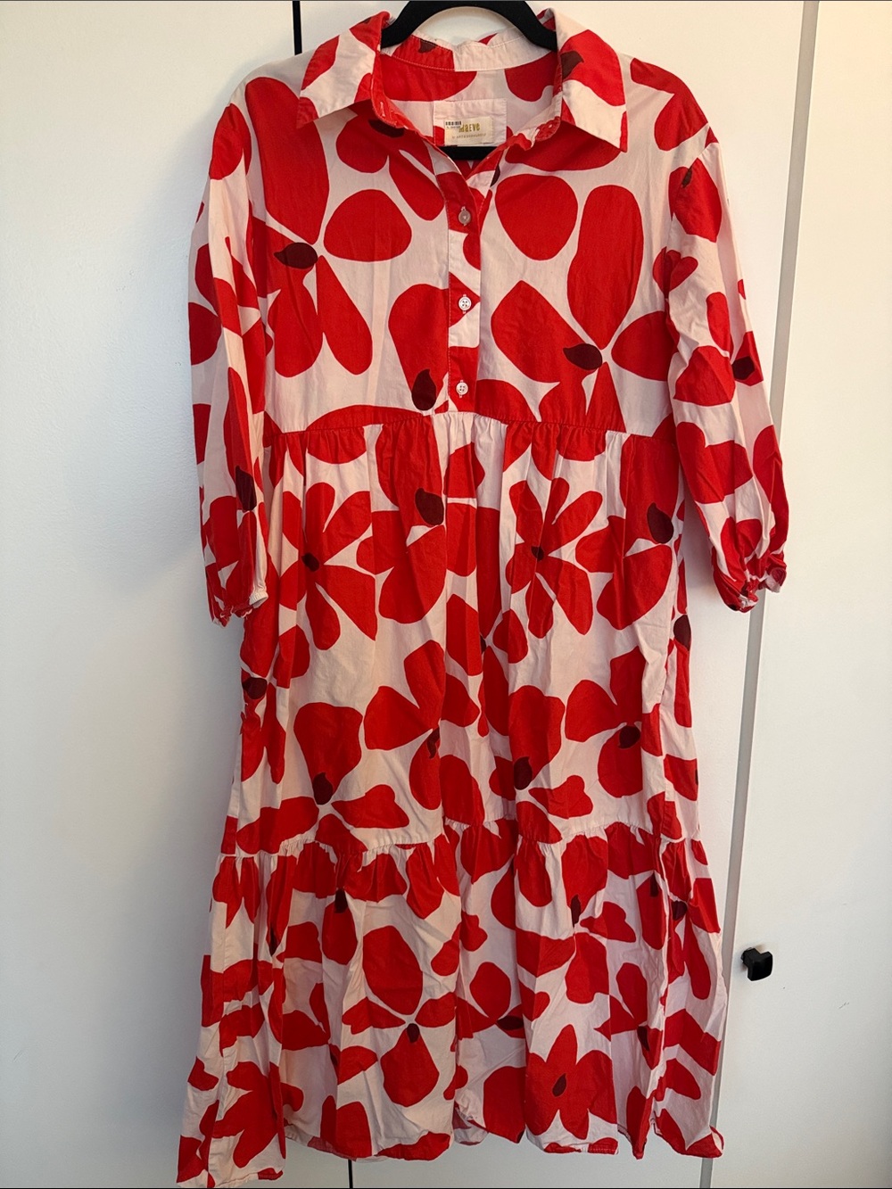 Maeve Bettina Cotton Midi Shirtdress